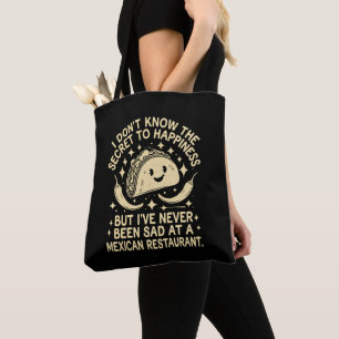 Ich war noch nie traurig in einem mexikanischen Re Tasche
