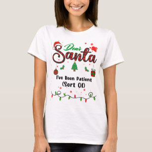 Ich war schon eine Art geduldig, Weihnachtsliebe z T-Shirt