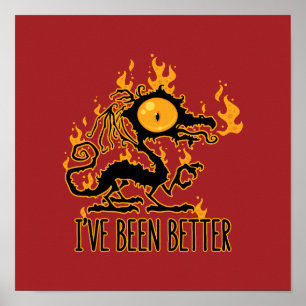 Ich war schon mal besser mit knusprigem Drachen ve Poster