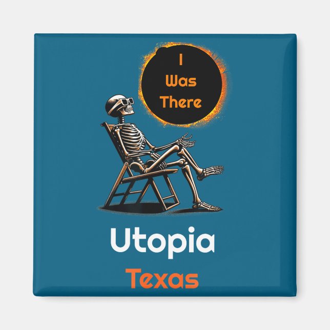 Ich war Sonnenfinsternis Utopia Texas dort Magnet (Vorne)