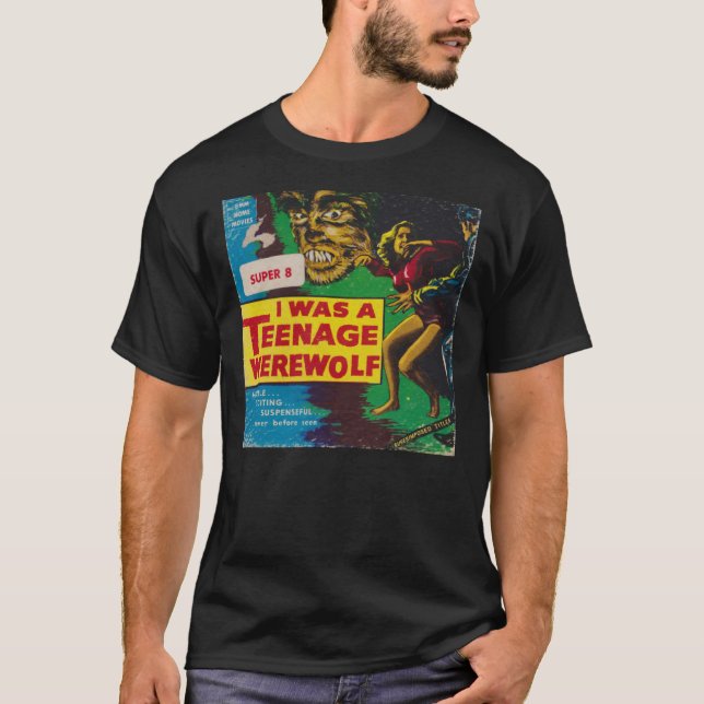 ICH WAR TEENAGE WEREWOLF Super 8 Classic T - Shirt (Vorderseite)