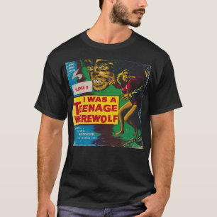 Ich war Teenage Werewolf Super 8 T-Shirt