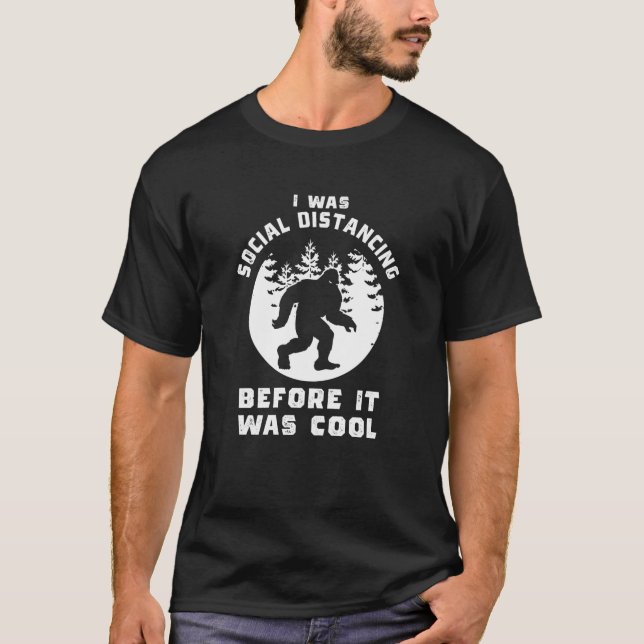 Ich war vor coolen Jahren sozialer Distanz T-Shirt (Vorderseite)