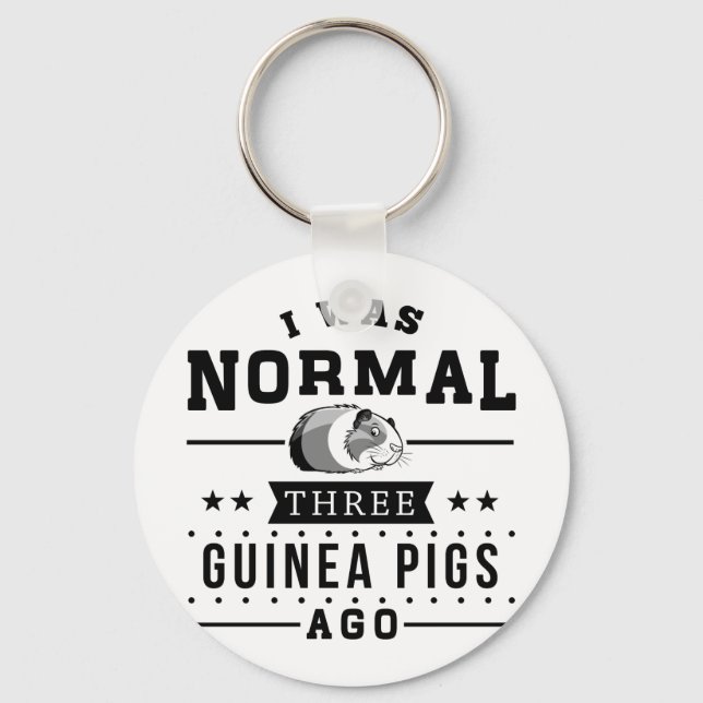 Ich war vor drei Guinea normal Schlüsselanhänger (Vorderseite)