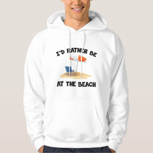 Ich wäre eher am Strand Hoodie