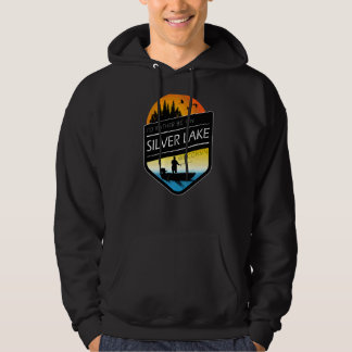 Ich wäre eher auf dem Silbersee Wisconsin Fischfan Hoodie
