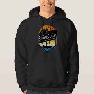 Ich wäre eher auf dem Wisconsin-See-Angeln Hoodie