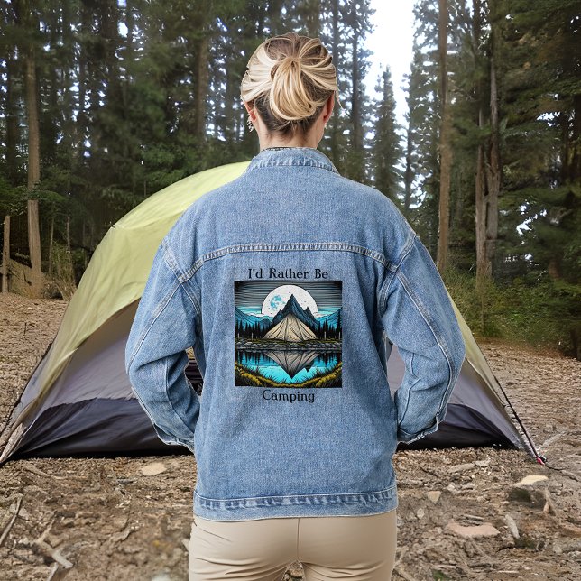 Ich wäre eher Camping Jeansjacke (Von Creator hochgeladen)