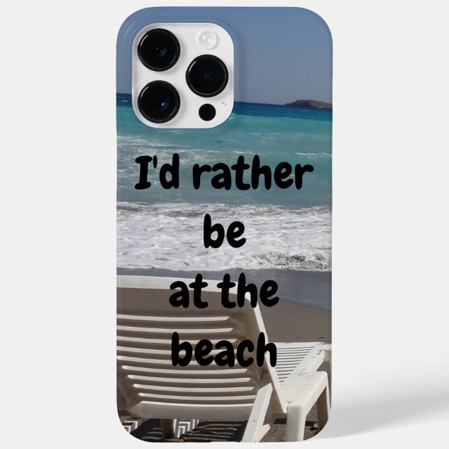 Ich wäre eher im Beach-Sessel Custom. Case-Mate iPhone 14 Pro Max Hülle (Rückseite)
