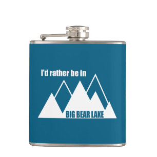 Ich wäre eher im Big Bear Lake California Mountain Flachmann