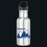 Ich wäre eher im blauen Ridge-Gebirge Edelstahlflasche<br><div class="desc">Die blauen Ridge Berge Virginia und West Virginia sind majestätisch und schön!</div>