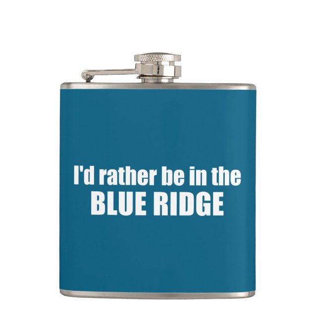 Ich wäre eher im blauen Rücken Flachmann (Vorderseite)