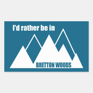Ich wäre eher im Bretton-Woods-Berg Rechteckiger Aufkleber