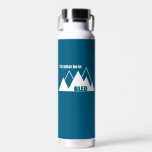 Ich wäre eher im geblähten Slowenischen Berg Trinkflasche<br><div class="desc">Mit seinem bläulich-grünen See,  der Postkartenkirche,  der mittelalterlichen Burg und der Nähe zu den Julischen Alpen ist Bled Slovenien ein Erlebnisraum. Dieses großartige Vintage Design hat einen Retro-Look.</div>