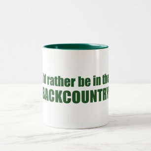 Ich wäre eher im Hinterland Zweifarbige Tasse
