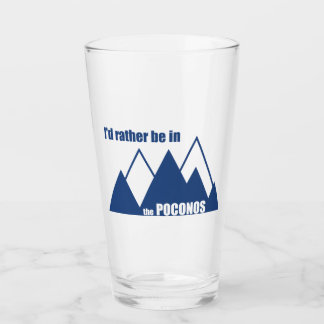 Ich wäre eher im Poconos-Berg. Glas