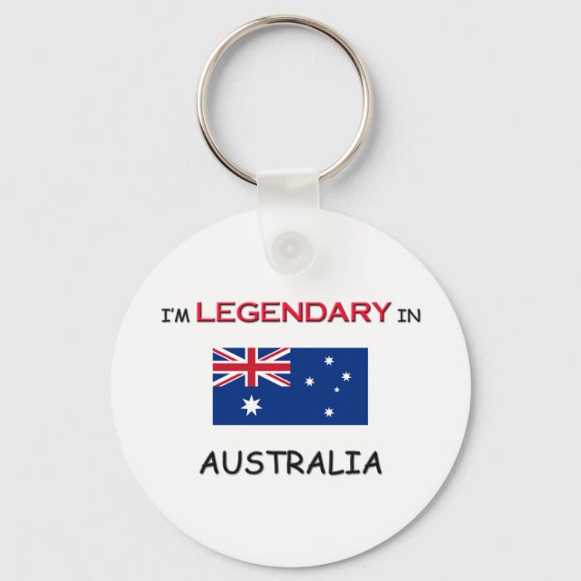 Ich wäre eher in AUSTRALIEN Schlüsselanhänger (Vorderseite)