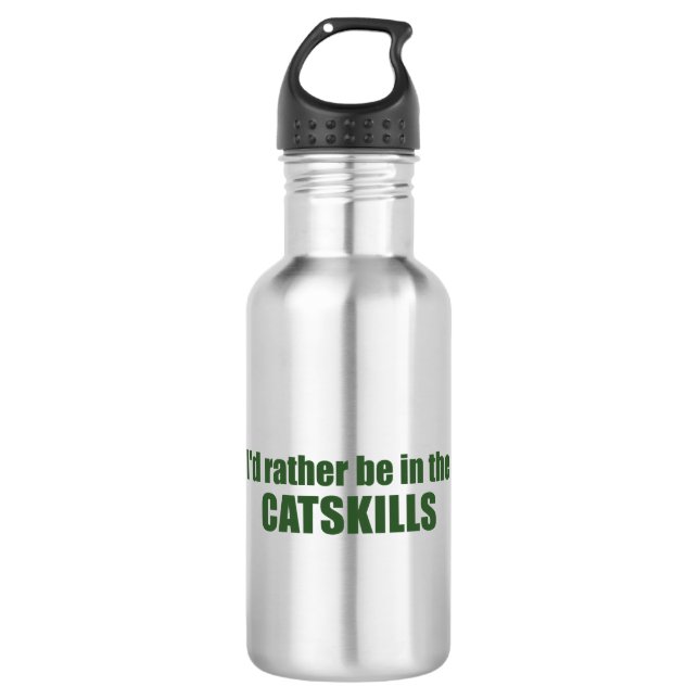 Ich wäre eher in den Catskills Edelstahlflasche (Vorderseite)