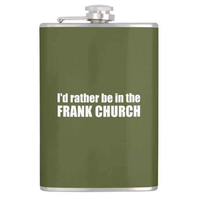 Ich wäre eher in der Frank-Kirche Flachmann (Vorderseite)