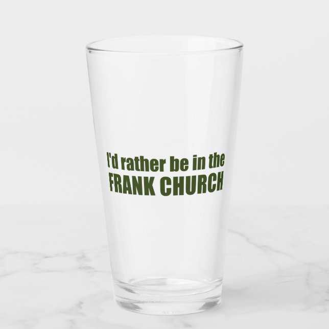 Ich wäre eher in der Frank-Kirche Glas (Vorderseite)