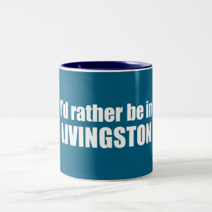 Ich wäre eher in Livingston Montana Zweifarbige Tasse