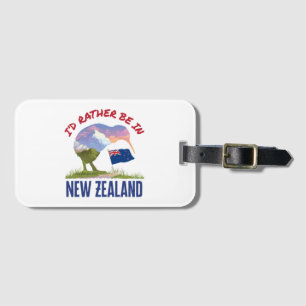 Ich wäre eher in Neuseeland Gepäckanhänger