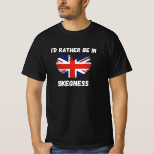 Ich wäre eher in Skegness - Union Jack Heart T-Shirt