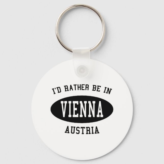 Ich wäre eher in Wien. Schlüsselanhänger (Vorderseite)