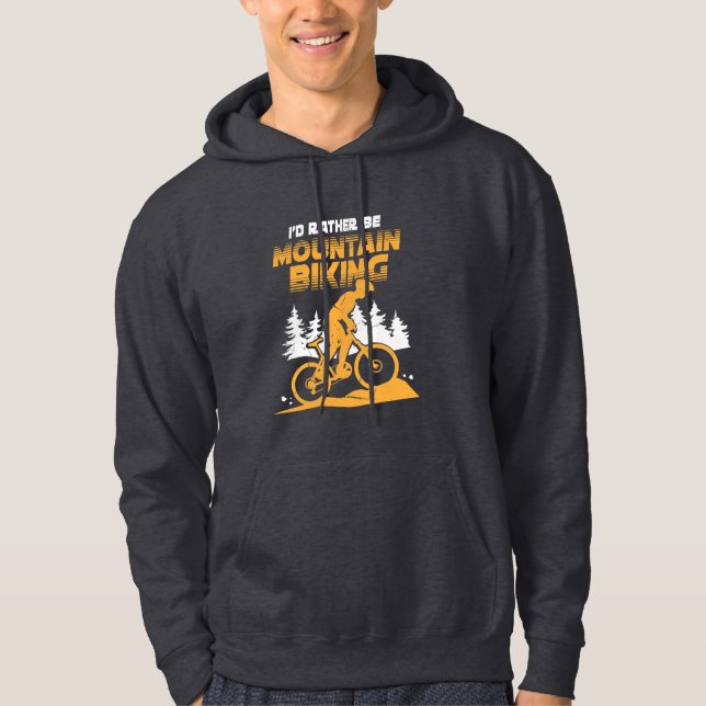 Ich wäre eher Mountainbiking Hoodie (Vorderseite)