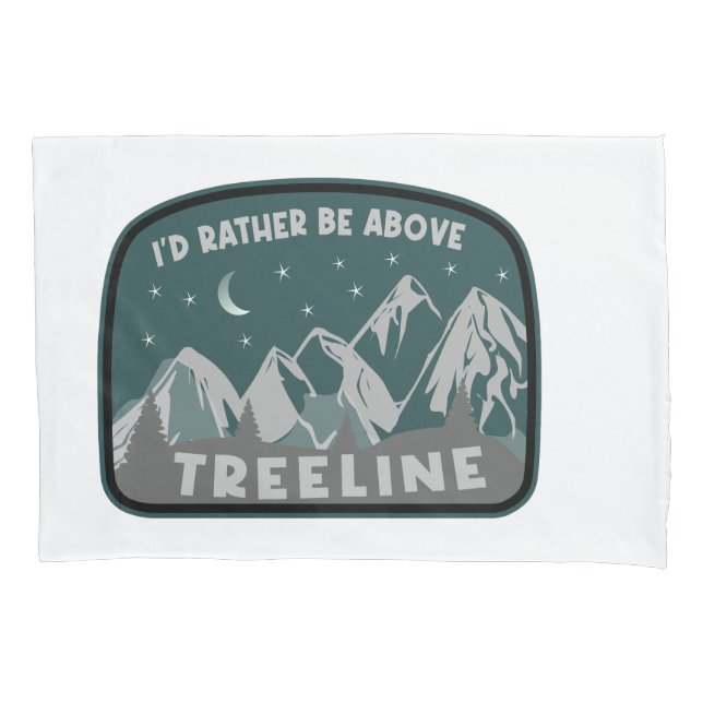 Ich wäre eher über Treeline Kissenbezug (Vorderseite)