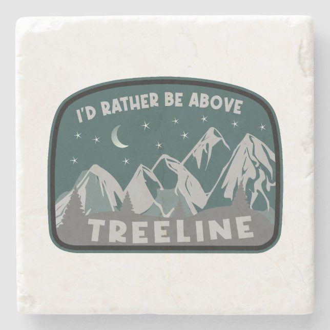 Ich wäre eher über Treeline Steinuntersetzer (Vorderseite)