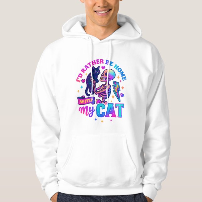Ich wäre eher Zuhause... Hoodie (Vorderseite)
