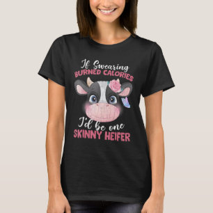 Ich wäre eine magere Kuh   Süße Kühe Tier   Grafik T-Shirt