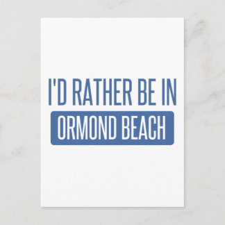 Ich wäre lieber am Strand von Ormond Postkarte
