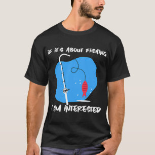 Ich wäre lieber beim Angeln - Lustige Fischer Graf T-Shirt