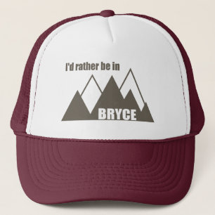 Ich wäre lieber im Berg Bryce Canyon Truckerkappe