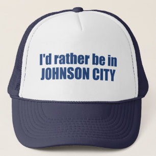 Ich wäre lieber in Johnson City Tennessee Truckerkappe