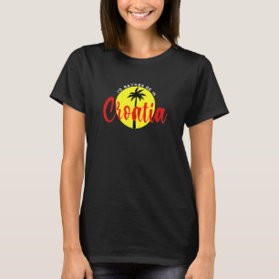 Ich wäre lieber in Kroatien Blaue Strandferien T-Shirt