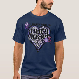 Ich wäre lieber in meinem Märchengarten lila Fee T-Shirt