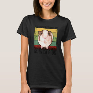 Ich wäre lieber mit meinem Meerschweinchen-Tierlie T-Shirt