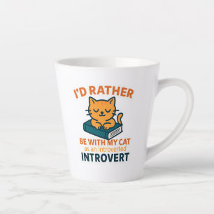 Ich wäre lieber mit meiner Katze Milchtasse