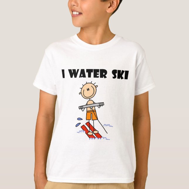 Ich Wasser-Ski-T - Shirts und -geschenke (Vorderseite)