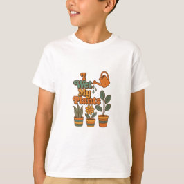 Ich wässere meine Pflanzen – Retro-Streifen der 70 T-Shirt
