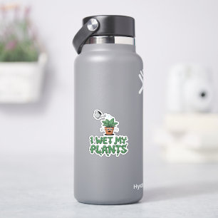 Ich wecke meine Pflanze - Funny Gardens Design Aufkleber