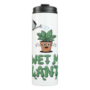 Ich wecke meine Pflanze - Funny Gardens Design Thermosbecher