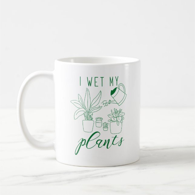 Ich wecke meine Pflanze Kaffeetasse (Links)