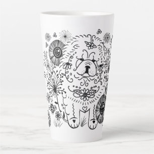 ICH WECKTE AUF WIE DIESE Chow Latte Tasse