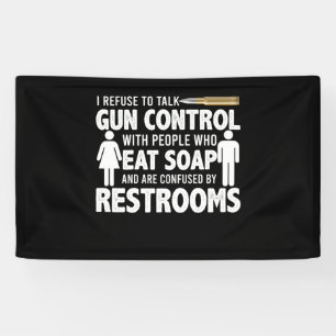 Ich weigere mich, Leute, die Seife essen, mit Kont Banner