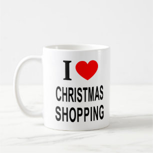 Ich ❤️ WEIHNACHTSEINKAUFEN ICH LIEBE WEIHNACHTSEIN Kaffeetasse