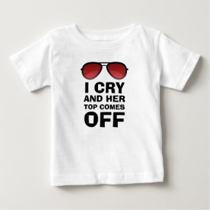Ich weine Lustiges Baby Baby weint Weinen T-shirt